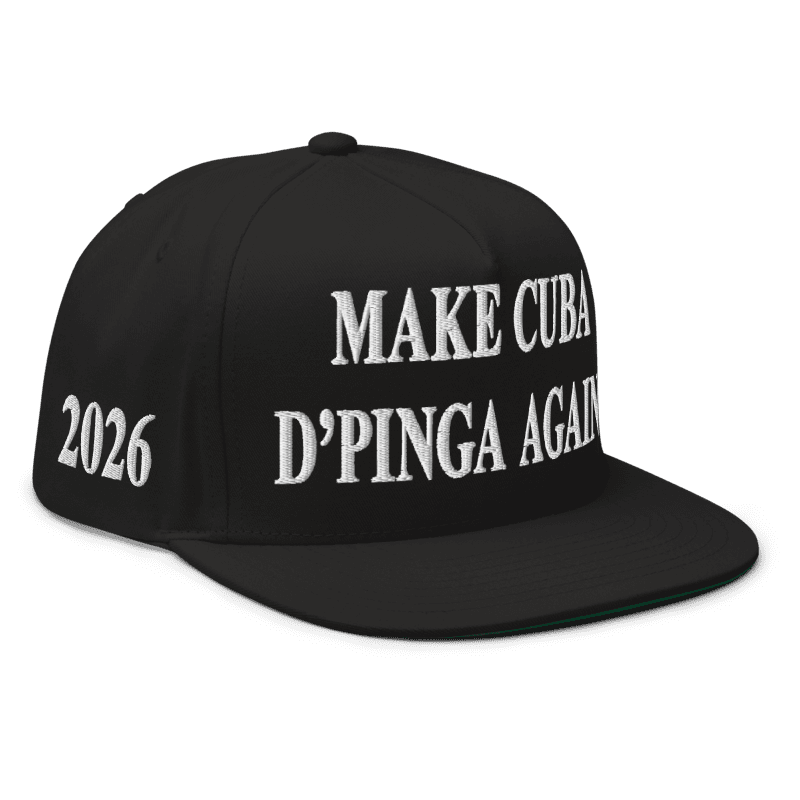 Cuba D’Pinga Black Hat - With Flag and Year